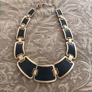BCBG Black and Gold chunky necklace